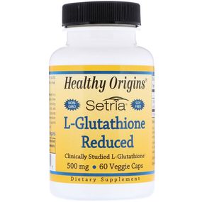 Глутатіон Healthy Origins L-Glutathione Setria 500 mg 60 Veg Caps