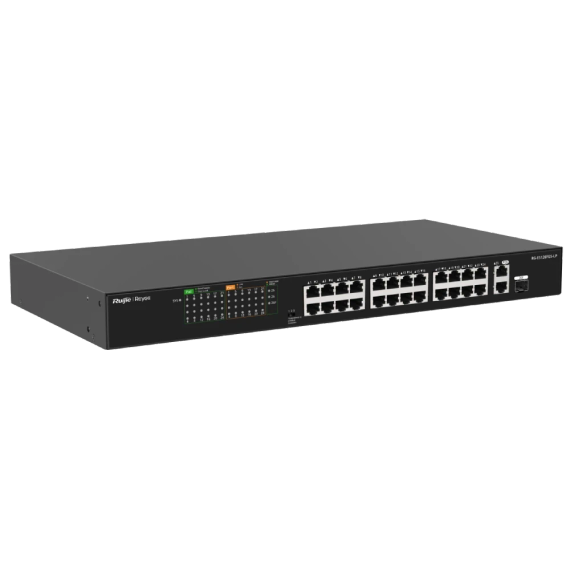Ruijie Reyee RG-ES126FGS-LP PoE Комутатор 26 портів некерований | Зображення 1