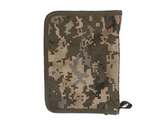 Чохол обкладинка для тактичного блокнота стрілка снайпера А5 водонепроникна 3 кишені Піксель | Зображення 2
