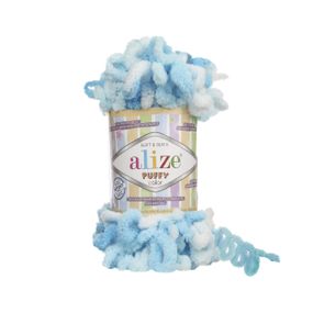 Пряжа ALIZE PUFFY COLOR 5924 алізе пуффі колор