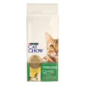 Сухой корм для стерилизованных котов с курицей Cat Chow Sterilized Chicken 1.5 кг