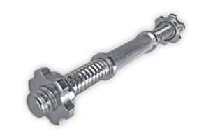 Гантельний гриф EasyFit 35 см Ø 28 мм хромований (EF-8040)