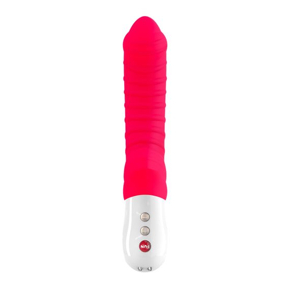 Вібратор для точки G Fun Factory TIGER india red, ребристий, підходить для анальної стимуляції | Зображення 1