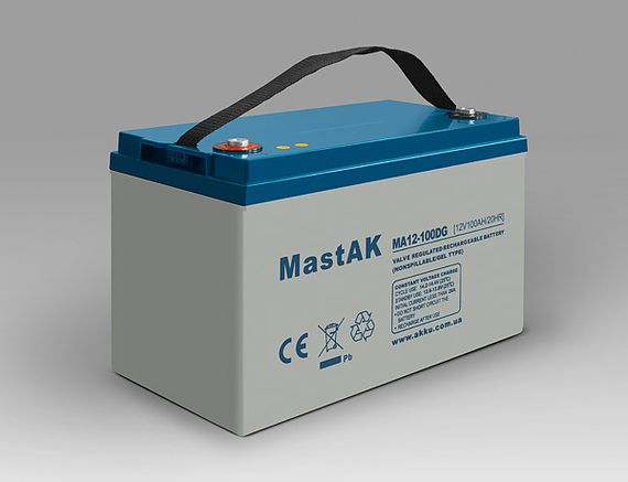 Аккумулятор гелевый MastAK MA12-100DG ( 12v 100Ah )