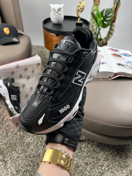 Чоловічі кросівки New 1000 Black White Динамика твоего стиля весна / лето / осень A4128 45 28,5- 29 см | Зображення 3