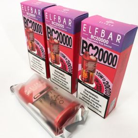 Elf Bar BC20000 смак Кавун Кислий Персик (Watermelon Sour Peach)