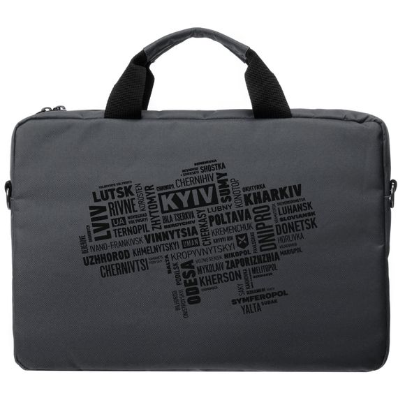 Сумка для ноутбука Vinga 15.6" NB1502 Gray, black print (NB1502UBGY) | Зображення 3