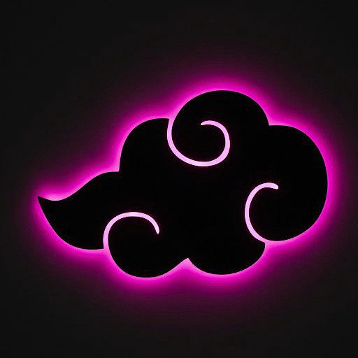 Панно декоративне картина на стіну Хмара Акацукі LED підсвітка 16 кольорів телефон 400х260 acr-p000242 | Зображення 2