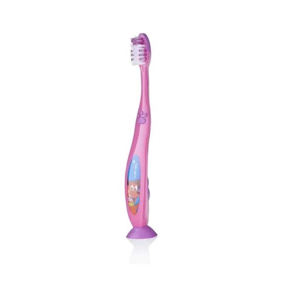 Дитяча зубна щітка FLOSSBRUSH (від 6+ років) Рожева