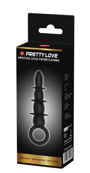 Анальный стимулятор BLACK PRETTY LOVE Sex Aura | Зображення 6