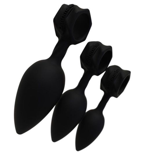 Набор анальных пробок Bathmate Anal Training Plugs, диаметр 2,5см - 3,1см - 3,8см Sex Aura | Зображення 6