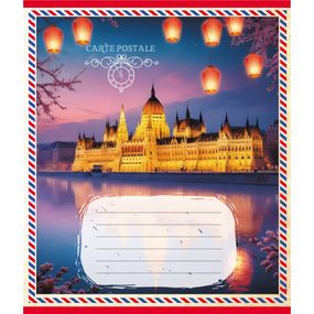 Зошит учнівський "Листівка" 024-560268L-2 в лінію, 24 аркуші