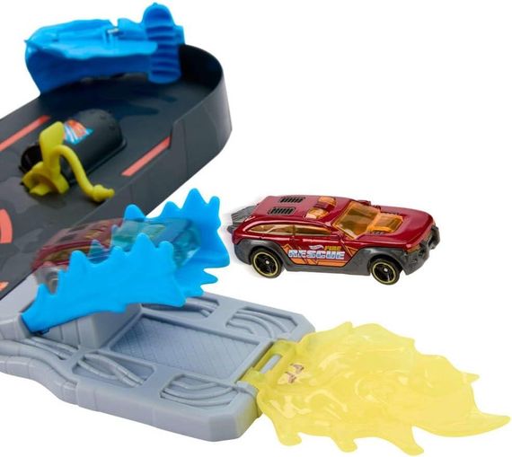Трек Хот Вілс Сіті Супер пожежна станція Оригінал Hot Wheels City Super Fire Station Rescue | Зображення 5
