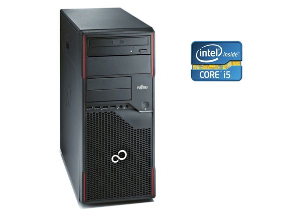 ПК Б-клас Fujitsu Esprimo P710 E85+ Tower / Intel Core i5-4430 (4 ядра по 3.0 - 3.2 GHz) / 8 GB DDR3 / 500 GB HDD / Intel HD Graphics 4600 / DVD-RW б/в