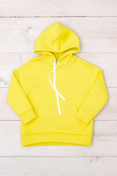 Худі для дівчинки (з капюшоном) Носи своє 110 Жовтий (p-12118-139983)