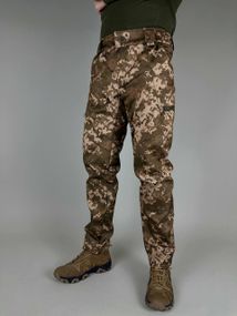 Штани тактичні штормові демісезонні ULTIMATUM Soft Shell Піксель