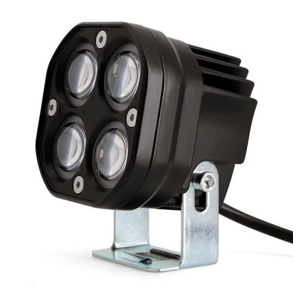 LED фара 40W 3D-лінзи 4х10W Cree діоди 12-24V | Зображення 2