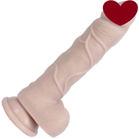 Фалоімітатор Beast Sexy silicone dildo колір світла шкіра Sex Aura