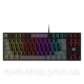 Клавиатура USB Fantech ATOM MK876, (Eng), Black(red switch), 87к, Q10