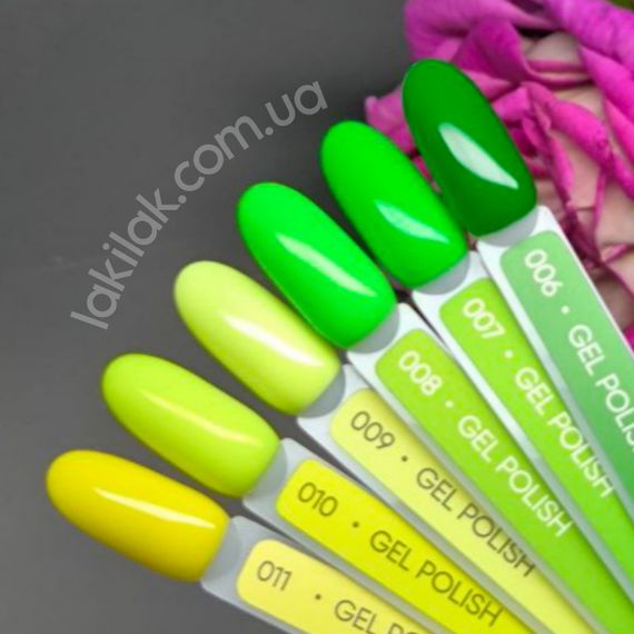 Гель-лак Jerden Proff №10 (неоново-желтый) 5 мл | Зображення 1