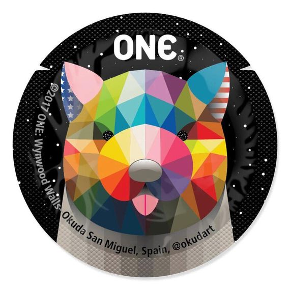 Набор презервативов ONE Classic Select Artist Collection, 100 шт, со смазкой, упаковка-тубус sexstyle | Зображення 6