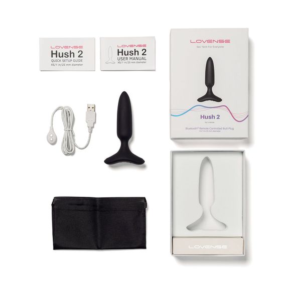 Анальна смарт-вібропробка Lovense Hush 2, розмір XS | Зображення 2