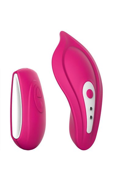 Вибратор в трусики Liebe Panty Vibe Recargable Cerise, нагрев до 39 °C, пульт, трусики в комплекте sexstyle