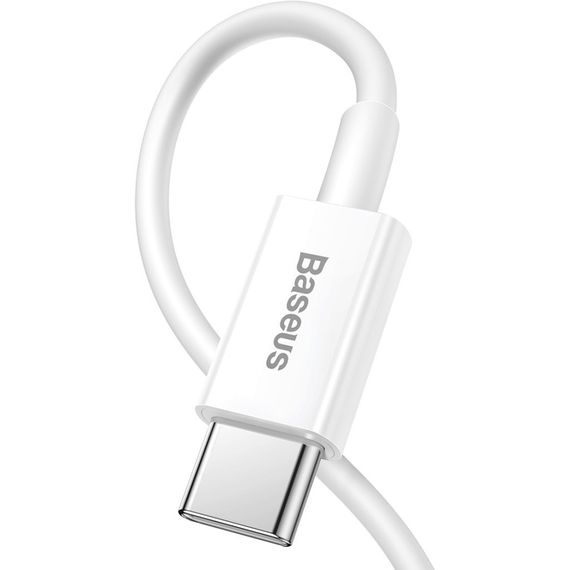 Дата кабель USB-C to Lightning 1.0m 20W Superior Series White Baseus (CATLYS-A02) | Зображення 2