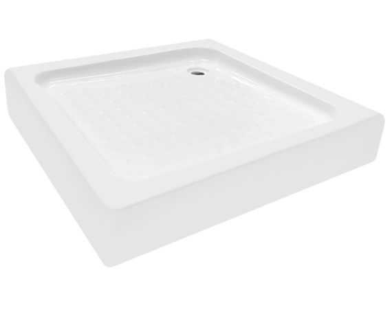 Набір Lidz Душова кабіна Wawel SC80x80.SAT.LOW.GR, квадратна, скло тоноване 4 мм + Душовий піддон Kapielka ST80x80x14 | Зображення 4