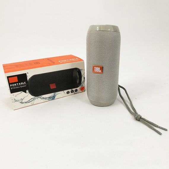 Bluetooth-колонка TG-117 портативная влагостойкая. Цвет: серый | Зображення 1