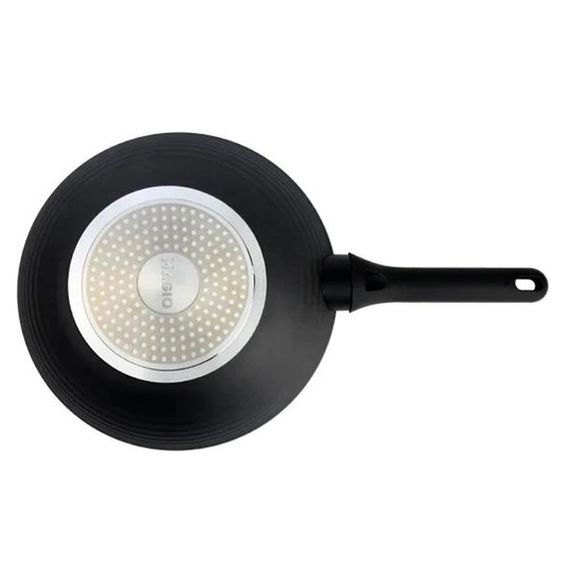 Сковорода Magio MG-1168 з кришкою 28 см кована антипригарна, сковорода якісна на плиту | Зображення 3