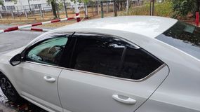 Ветровики с хромом LiftBack (4 шт, Niken) для Skoda Octavia III A7 2013-2019 гг