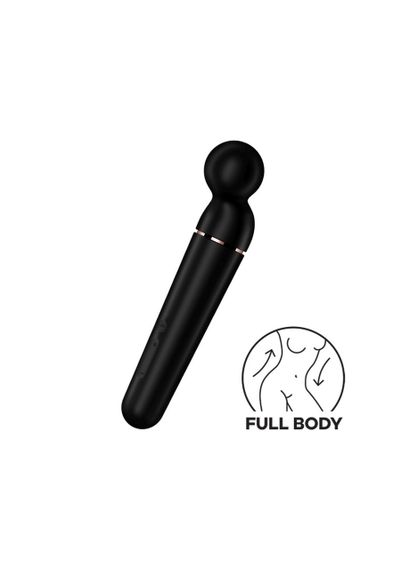 Вібратор-мікрофон універсальний Satisfyer Planet Wand-er для стимуляції всього тіла, чорний Sex Aura | Зображення 7