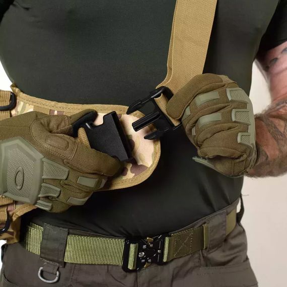 Тактическая сумка-рюкзак через плечо с Cordura 900D, камуфляж, GB-729 трансформер, MOLLE | Зображення 9