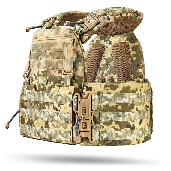Плитоноска М7 PRO GEN 15x30 + 7 підсумків Піксель ММ14 | Зображення 5
