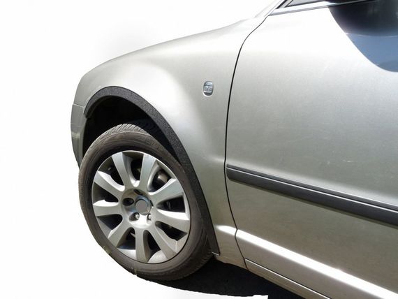 Накладки на арки (4 шт, чорні) для Skoda Yeti 2009-2017 рр