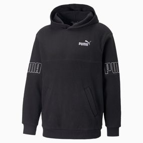 Толстовка мужская Puma Power Winterized Hoodie 849854 01 (черная, теплая, флис, спортивная, бренд пума) M (48-50)
