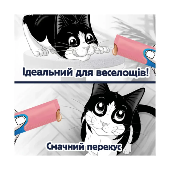 Кремові ласощі Felix Deli Moments для дорослих котів, з лососем 4*10г | Зображення 4