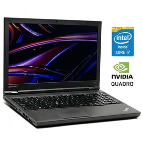 Мобильная рабочая станция Б-класс Lenovo ThinkPad W540 / 15.6" (1920x1080) TN / Intel Core i7-4800MQ (4 (8) ядра по 2.7 - 3.7 GHz) / 8 GB DDR3 / 256 GB SSD / nVidia Quadro K2100M, 2 GB GDDR5, 128-bit / WebCam / Win 10 Pro б/у