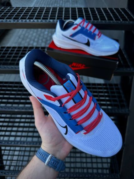 Кросівки Nike Zoom Pegasus 40 USA (White & blue) | Зображення 4
