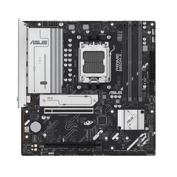 Материнcкая плата ASUS PRIME B850M-A-CSM sAM5 B850 4xDDR5 M.2 HDMI DP mATX 90MB1LQ0-M0EAYC