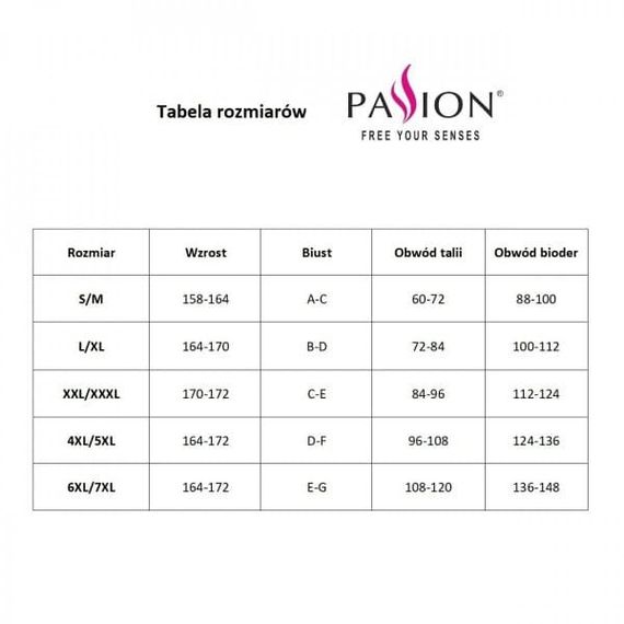 Комплект Passion DELIENA SET Чорний L/XL | Зображення 6