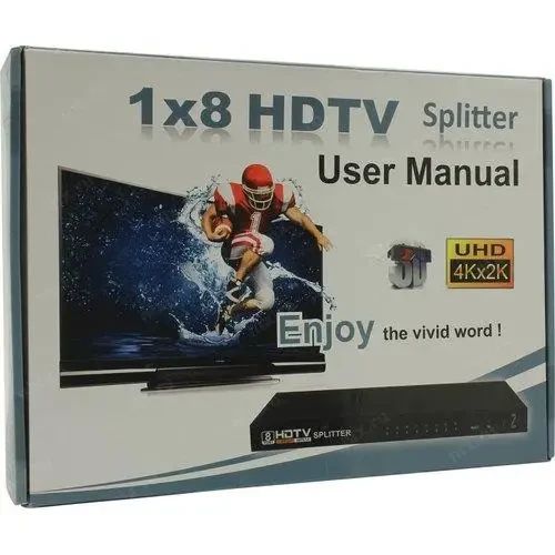 HDMI 1x8 портов сплиттер, разветвитель, коммутатор 4K Full HD 3D | Зображення 2