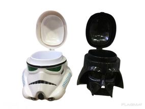Подарочный Набор Кружка Чашка Бокал 3D Крышкой Star Wars Дарт Вейдер и Штурмовик 3D