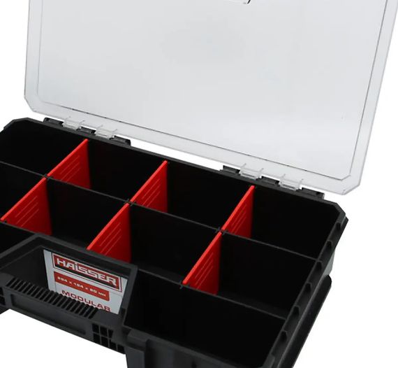 Органайзер для інструментів 9 відділень Haisser Modular Solution 90092 127083 294х194х60 мм | Зображення 2