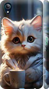 Чохол на Vivo Y91C Білий кіт "5646m-1762-2448"
