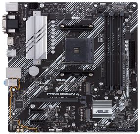 Материнcкая плата ASUS PRIME B550M-A sAM4 B550 4xDDR4 M.2 HDMI DVI D-Sub mATX 90MB14I0-M0EAY0
