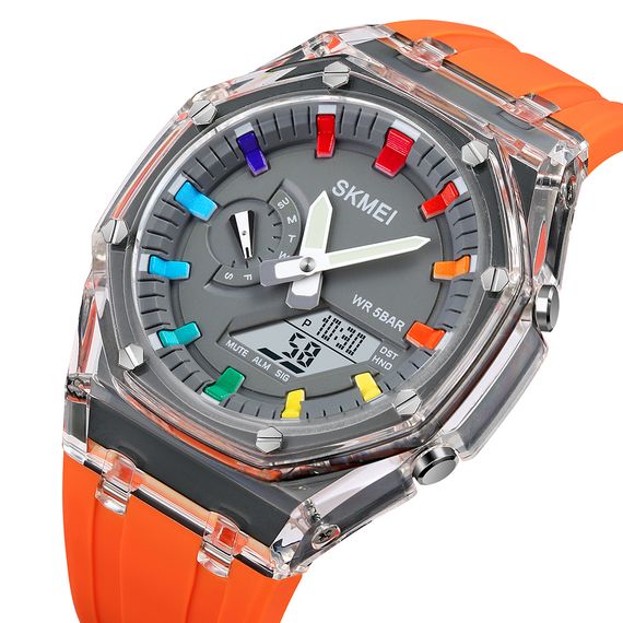 Наручний годинник Skmei 2100OG Orange | Зображення 2