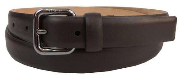 Жіночий шкіряний ремінь Tod's, Італія, коричневий | Зображення 1