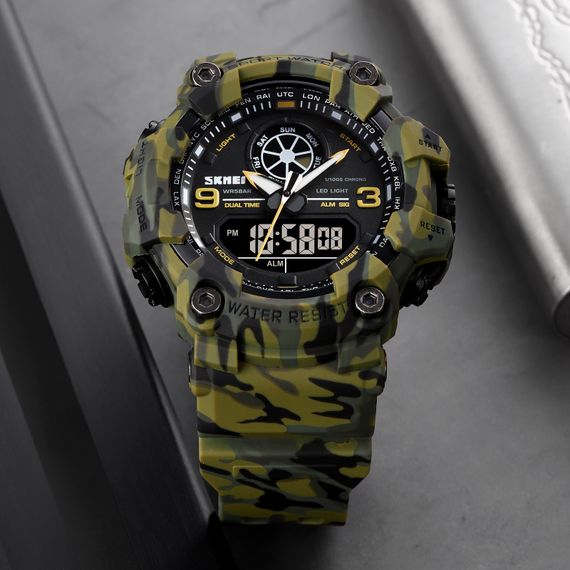 Чоловічий годинник Skmei 1818 Military. | Зображення 3